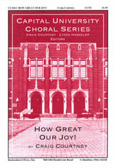 How Great Our Joy! SATB choral sheet music cover